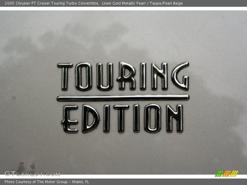 Linen Gold Metallic Pearl / Taupe/Pearl Beige 2005 Chrysler PT Cruiser Touring Turbo Convertible