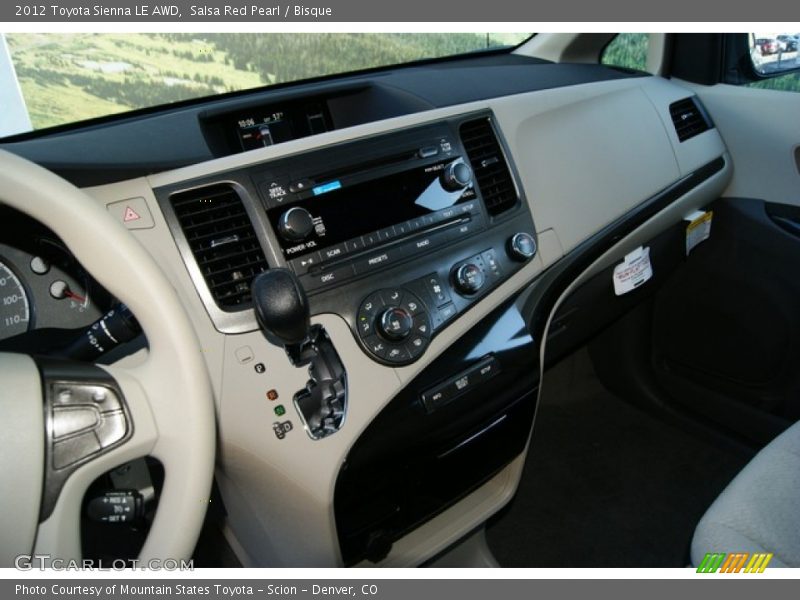 Salsa Red Pearl / Bisque 2012 Toyota Sienna LE AWD