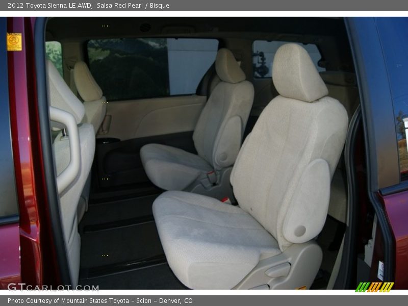 Salsa Red Pearl / Bisque 2012 Toyota Sienna LE AWD