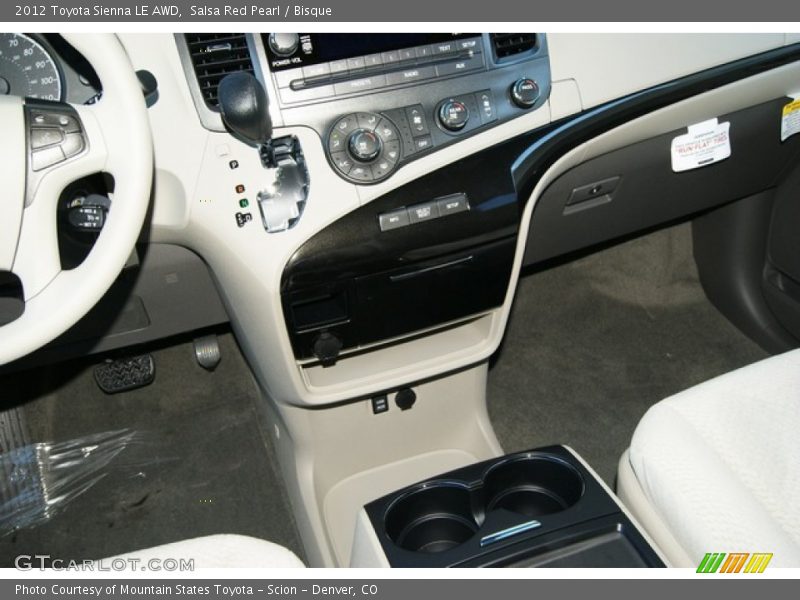 Salsa Red Pearl / Bisque 2012 Toyota Sienna LE AWD