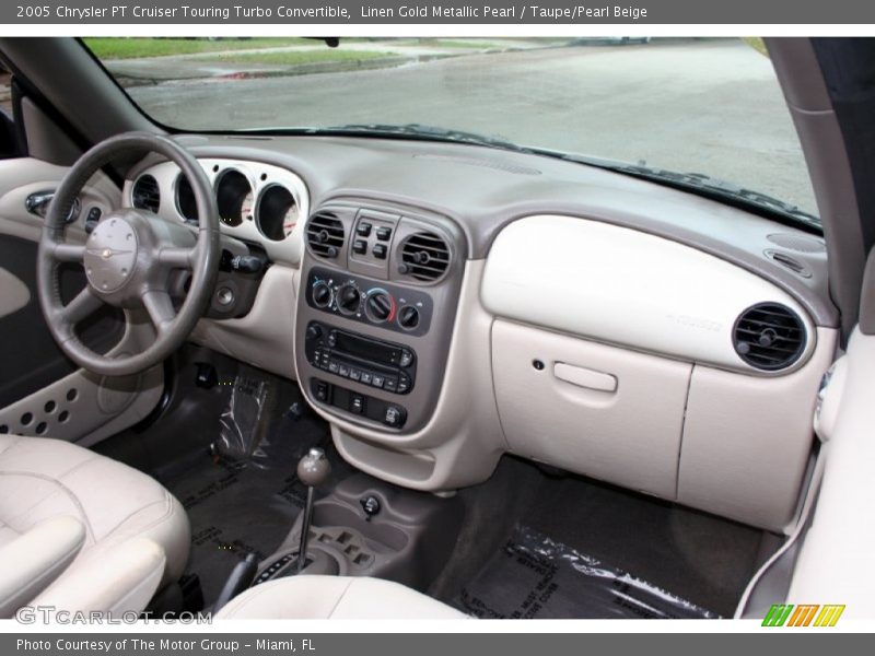 Dashboard of 2005 PT Cruiser Touring Turbo Convertible