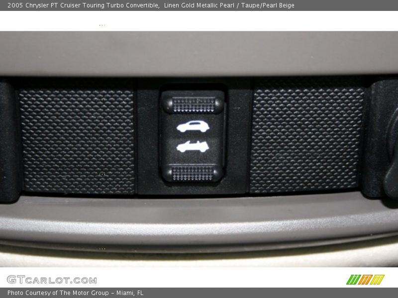 Controls of 2005 PT Cruiser Touring Turbo Convertible