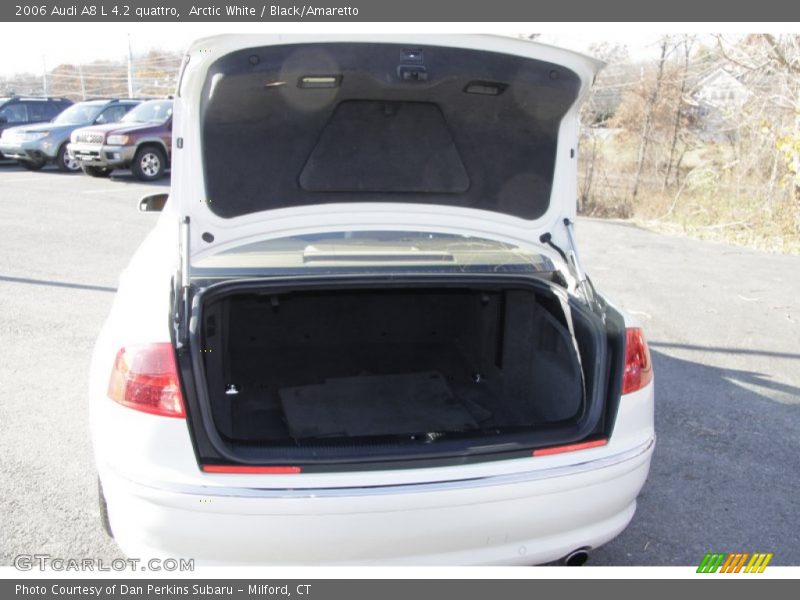 Arctic White / Black/Amaretto 2006 Audi A8 L 4.2 quattro