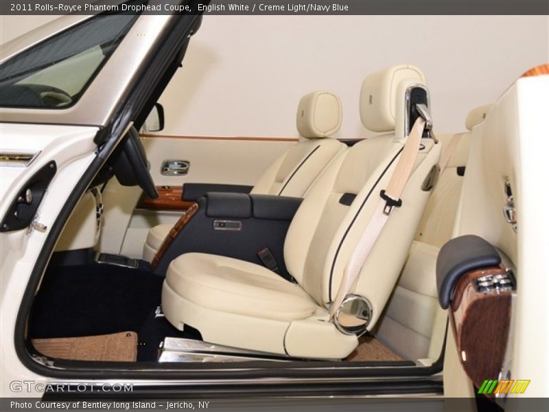  2011 Phantom Drophead Coupe Creme Light/Navy Blue Interior