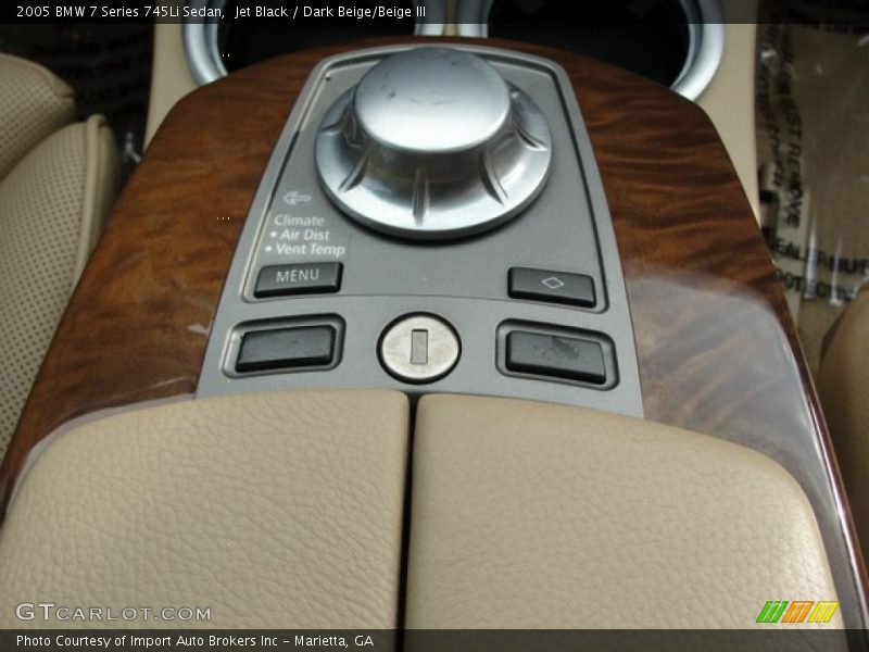 Jet Black / Dark Beige/Beige III 2005 BMW 7 Series 745Li Sedan