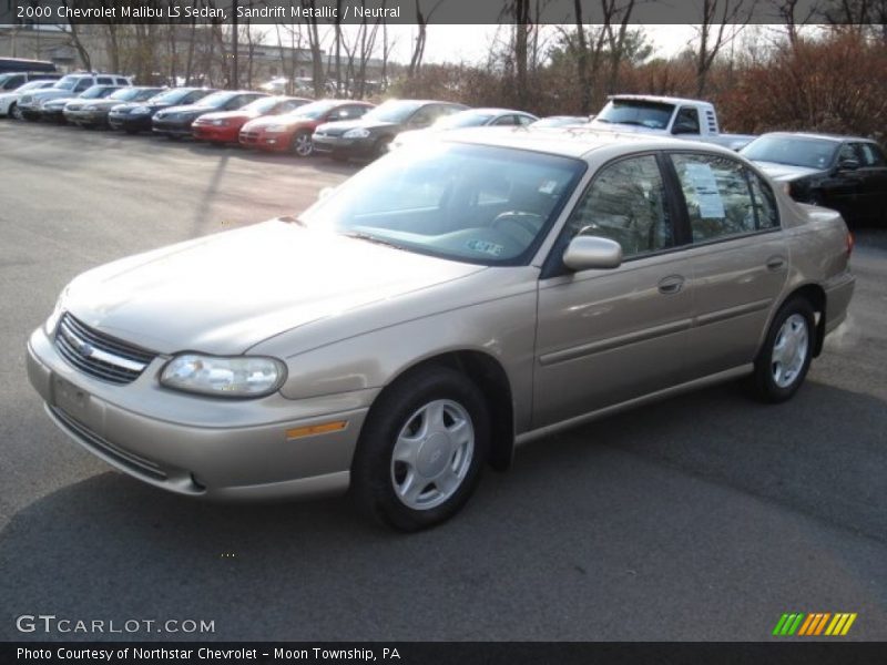 Sandrift Metallic / Neutral 2000 Chevrolet Malibu LS Sedan