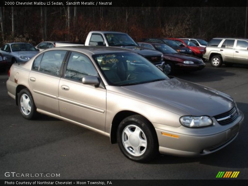 Sandrift Metallic / Neutral 2000 Chevrolet Malibu LS Sedan
