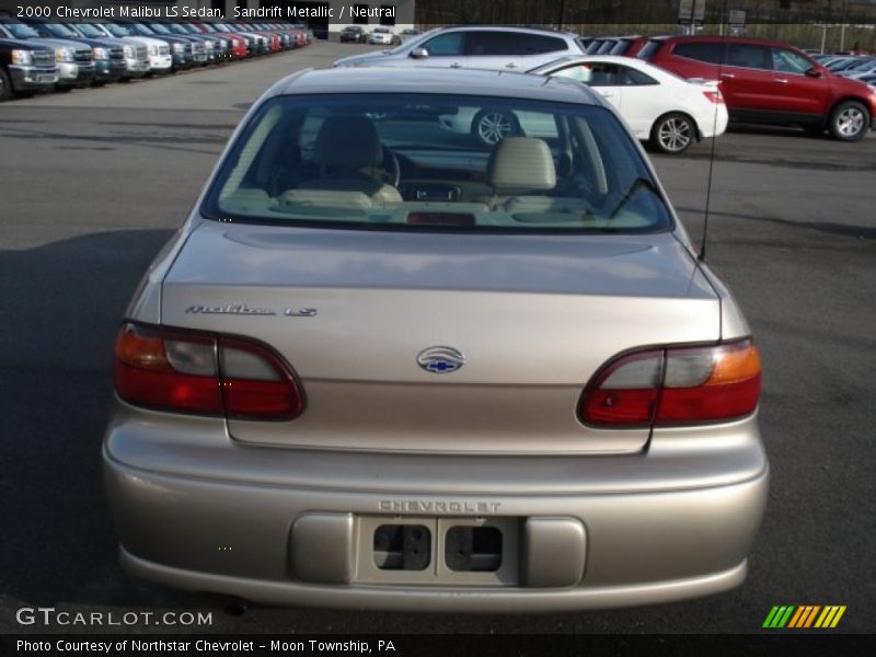 Sandrift Metallic / Neutral 2000 Chevrolet Malibu LS Sedan