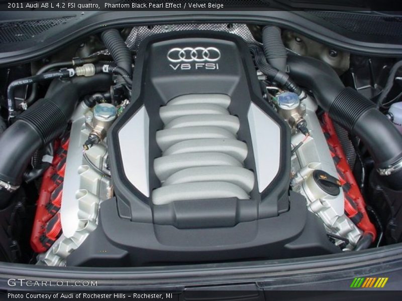  2011 A8 L 4.2 FSI quattro Engine - 4.2 Liter FSI DOHC 32-Valve VVT V8