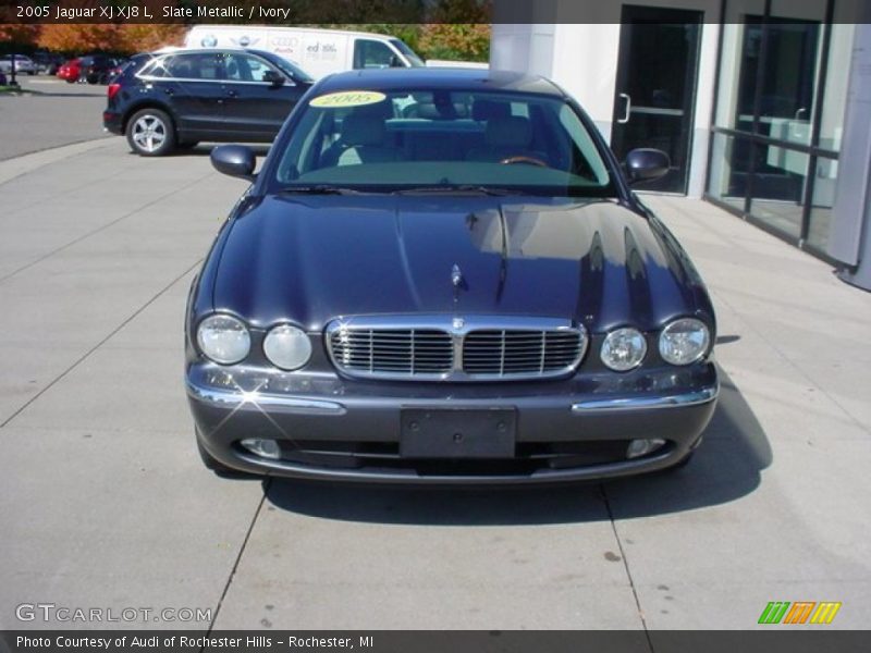 Slate Metallic / Ivory 2005 Jaguar XJ XJ8 L