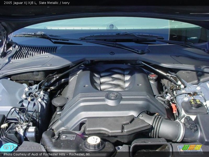 Slate Metallic / Ivory 2005 Jaguar XJ XJ8 L