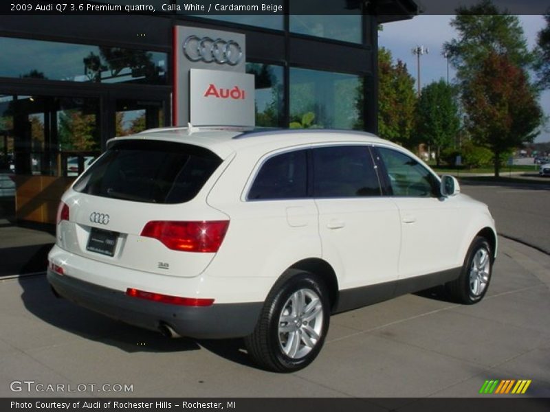Calla White / Cardamom Beige 2009 Audi Q7 3.6 Premium quattro