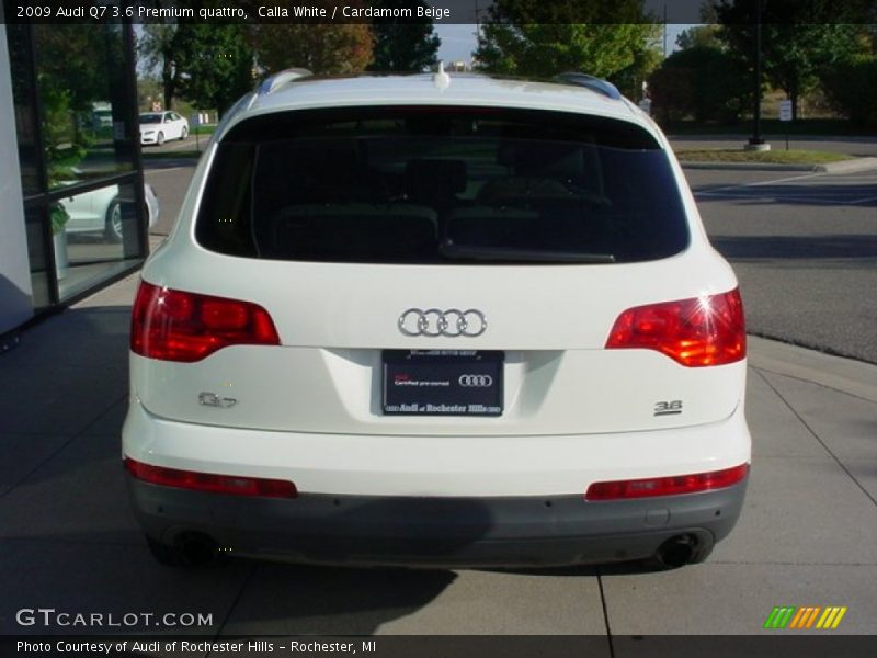Calla White / Cardamom Beige 2009 Audi Q7 3.6 Premium quattro