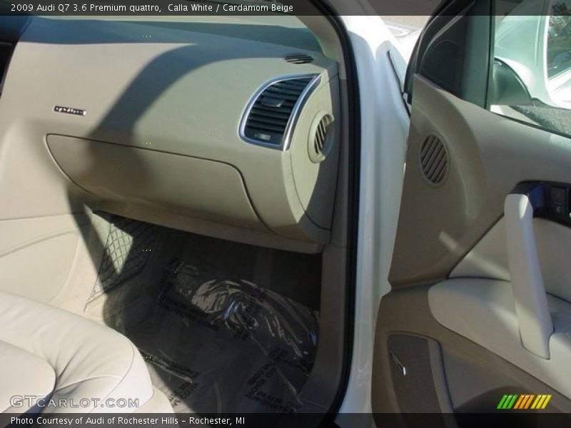 Calla White / Cardamom Beige 2009 Audi Q7 3.6 Premium quattro