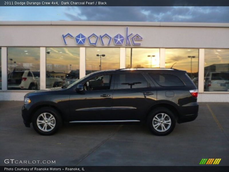 Dark Charcoal Pearl / Black 2011 Dodge Durango Crew 4x4