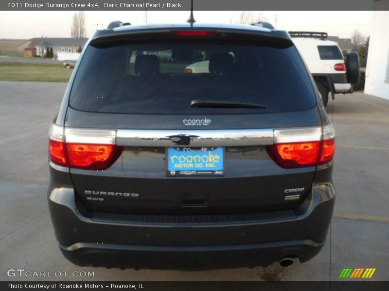 Dark Charcoal Pearl / Black 2011 Dodge Durango Crew 4x4