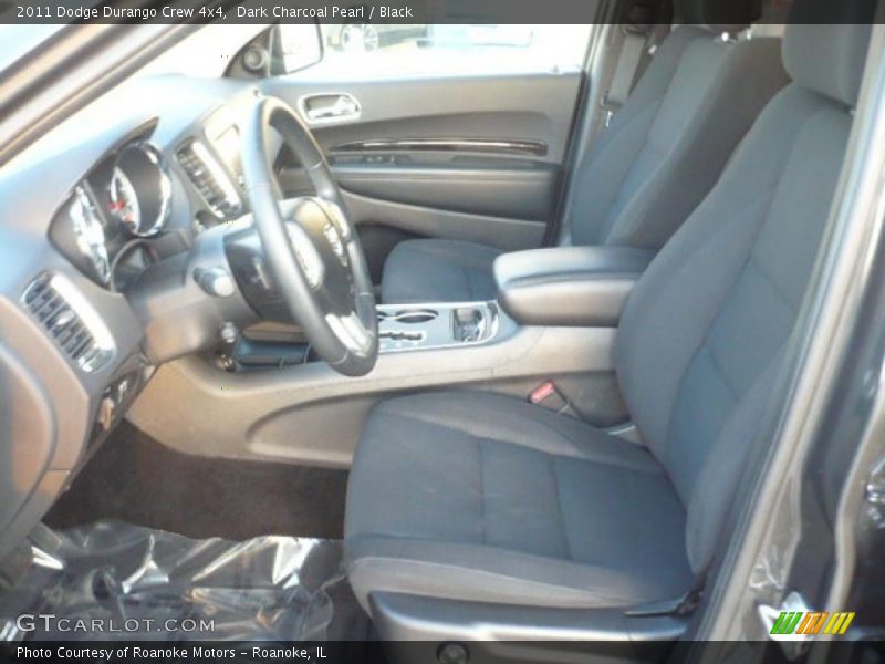 Dark Charcoal Pearl / Black 2011 Dodge Durango Crew 4x4