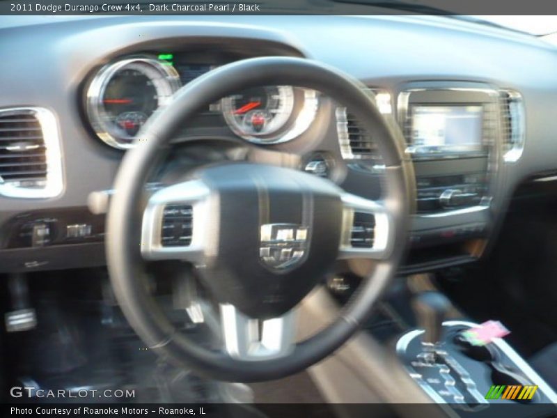 Dark Charcoal Pearl / Black 2011 Dodge Durango Crew 4x4