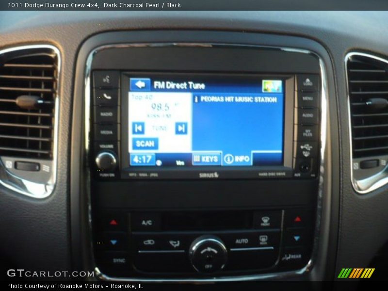 Dark Charcoal Pearl / Black 2011 Dodge Durango Crew 4x4