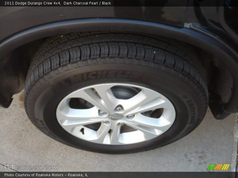 Dark Charcoal Pearl / Black 2011 Dodge Durango Crew 4x4