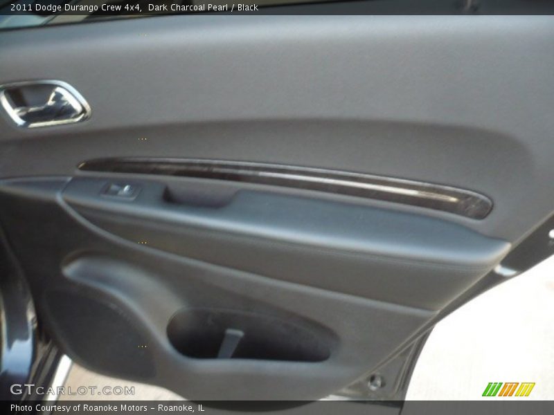 Dark Charcoal Pearl / Black 2011 Dodge Durango Crew 4x4
