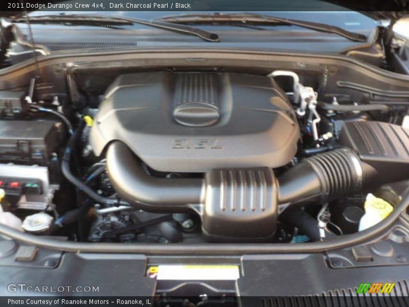 Dark Charcoal Pearl / Black 2011 Dodge Durango Crew 4x4
