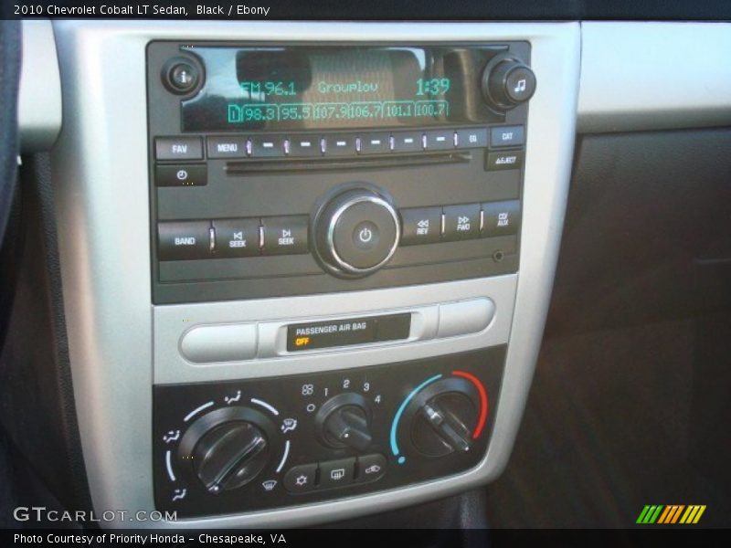 Black / Ebony 2010 Chevrolet Cobalt LT Sedan