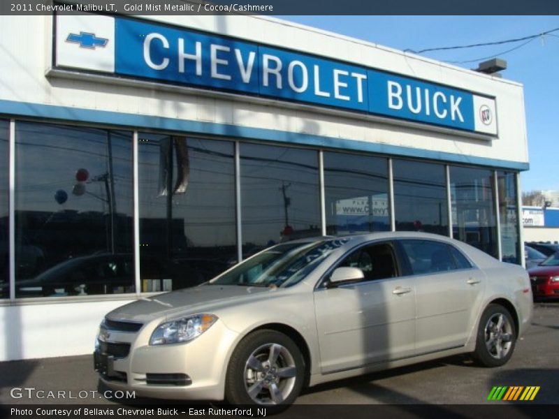 Gold Mist Metallic / Cocoa/Cashmere 2011 Chevrolet Malibu LT