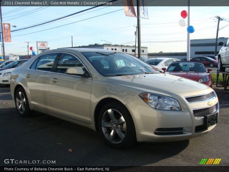 Gold Mist Metallic / Cocoa/Cashmere 2011 Chevrolet Malibu LT