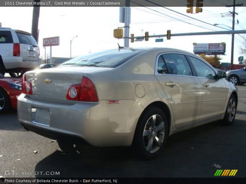 Gold Mist Metallic / Cocoa/Cashmere 2011 Chevrolet Malibu LT