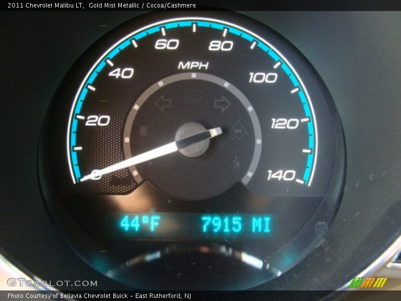Gold Mist Metallic / Cocoa/Cashmere 2011 Chevrolet Malibu LT