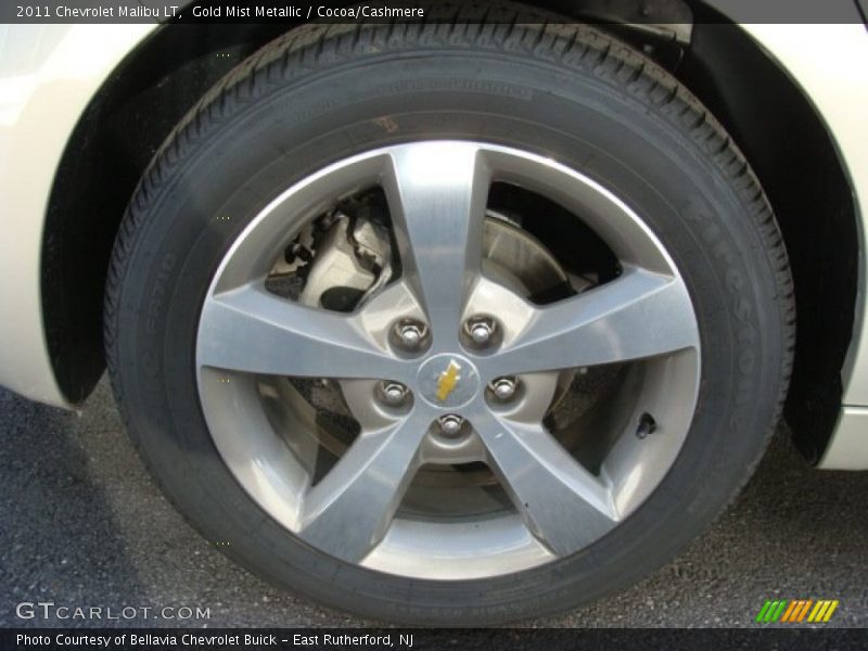 Gold Mist Metallic / Cocoa/Cashmere 2011 Chevrolet Malibu LT