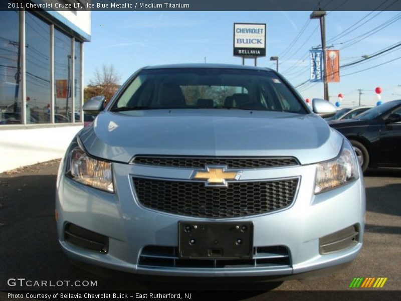 Ice Blue Metallic / Medium Titanium 2011 Chevrolet Cruze LT