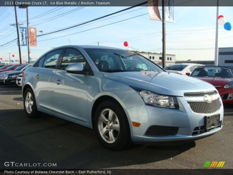 Ice Blue Metallic / Medium Titanium 2011 Chevrolet Cruze LT