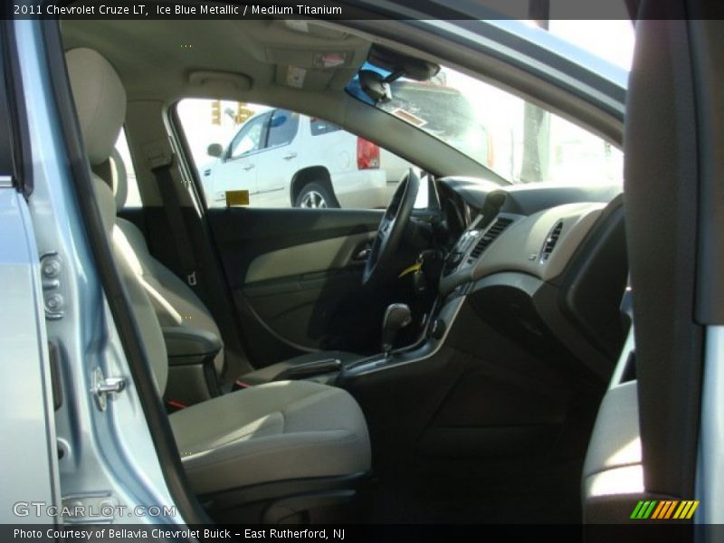 Ice Blue Metallic / Medium Titanium 2011 Chevrolet Cruze LT