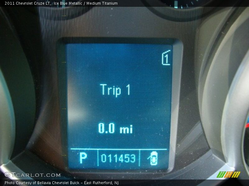 Ice Blue Metallic / Medium Titanium 2011 Chevrolet Cruze LT