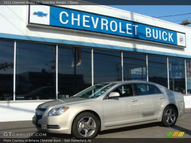 Gold Mist Metallic / Ebony 2011 Chevrolet Malibu LT
