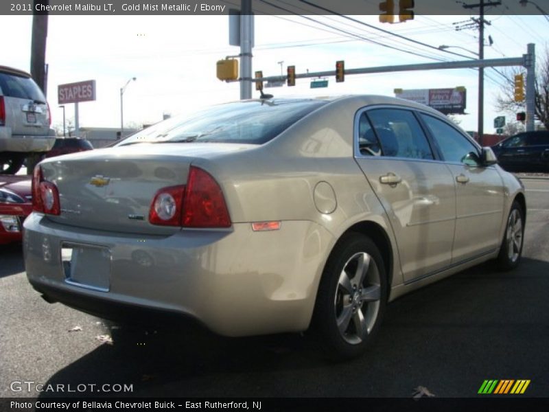 Gold Mist Metallic / Ebony 2011 Chevrolet Malibu LT