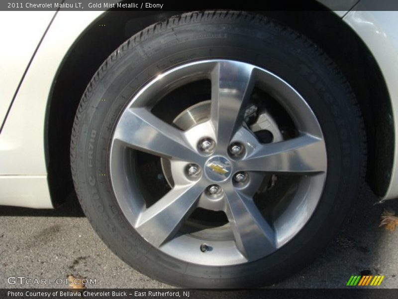 Gold Mist Metallic / Ebony 2011 Chevrolet Malibu LT