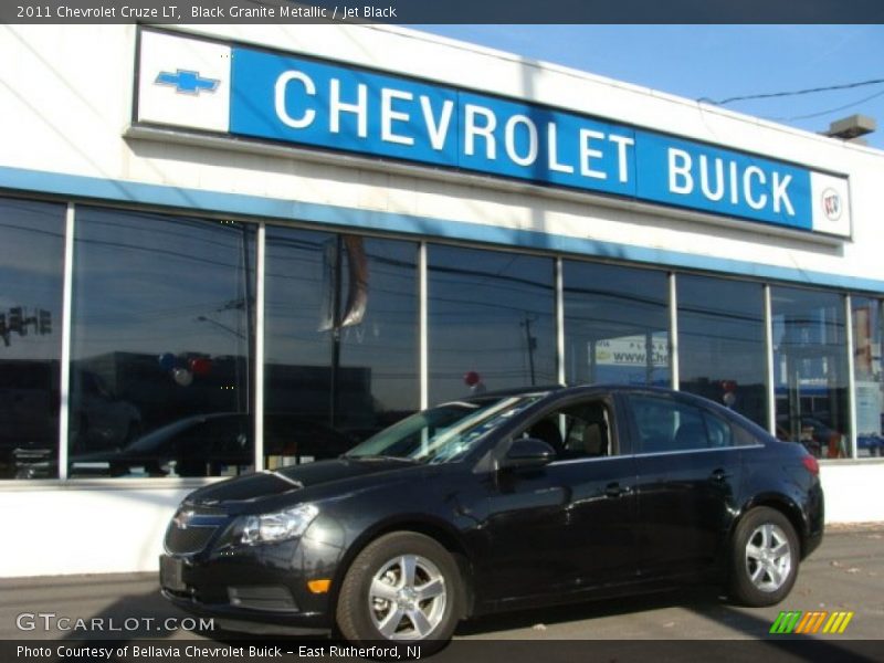 Black Granite Metallic / Jet Black 2011 Chevrolet Cruze LT