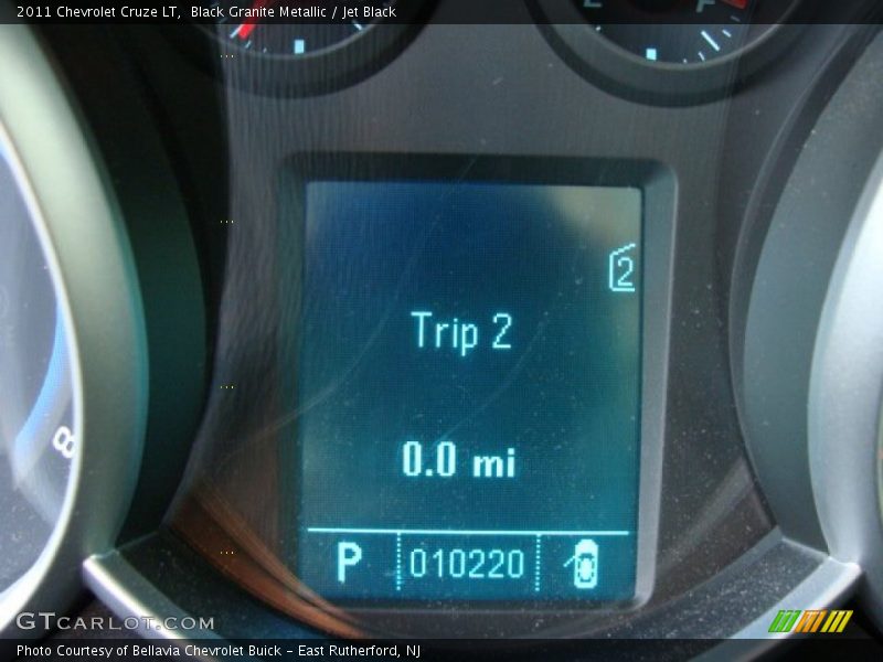 Black Granite Metallic / Jet Black 2011 Chevrolet Cruze LT