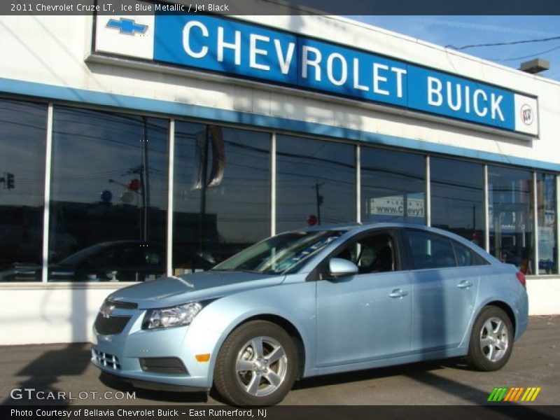 Ice Blue Metallic / Jet Black 2011 Chevrolet Cruze LT