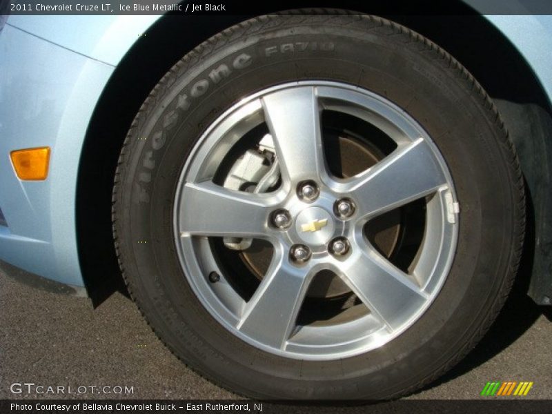 Ice Blue Metallic / Jet Black 2011 Chevrolet Cruze LT