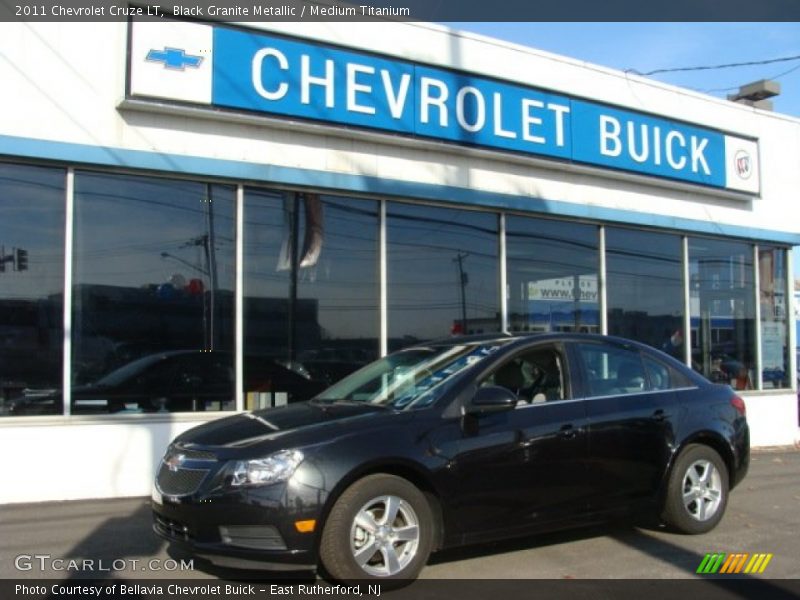 Black Granite Metallic / Medium Titanium 2011 Chevrolet Cruze LT