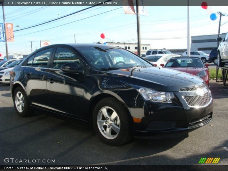 Black Granite Metallic / Medium Titanium 2011 Chevrolet Cruze LT