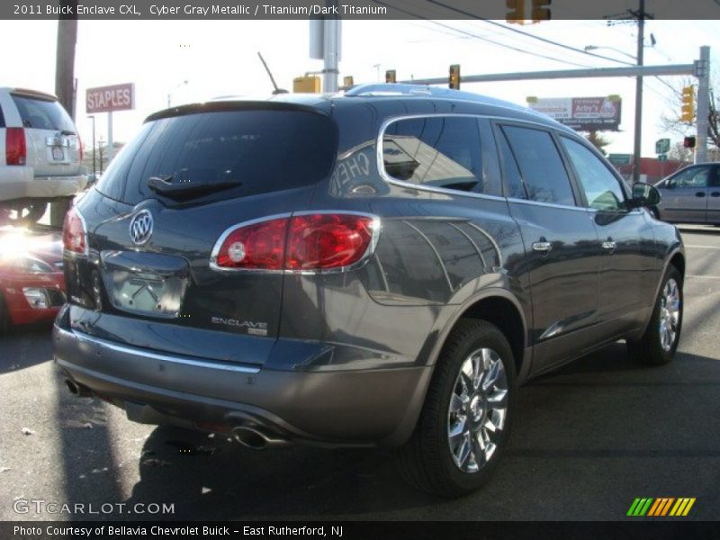 Cyber Gray Metallic / Titanium/Dark Titanium 2011 Buick Enclave CXL