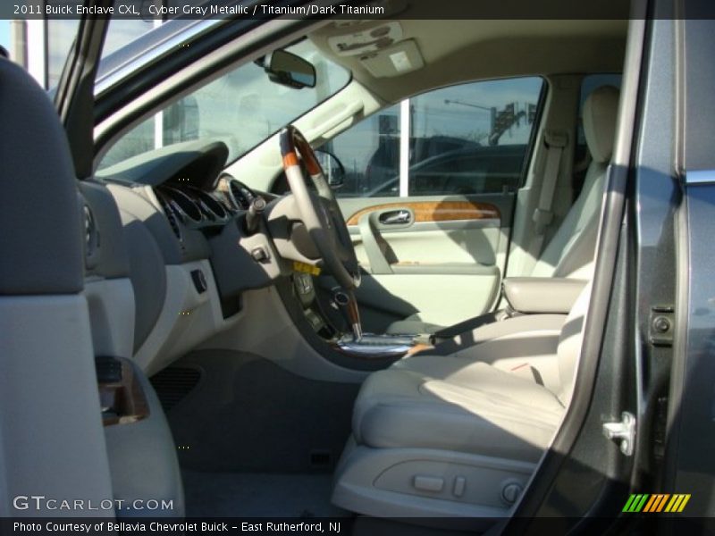 Cyber Gray Metallic / Titanium/Dark Titanium 2011 Buick Enclave CXL