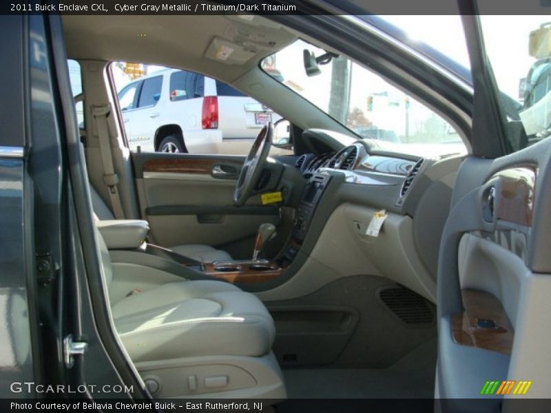 Cyber Gray Metallic / Titanium/Dark Titanium 2011 Buick Enclave CXL