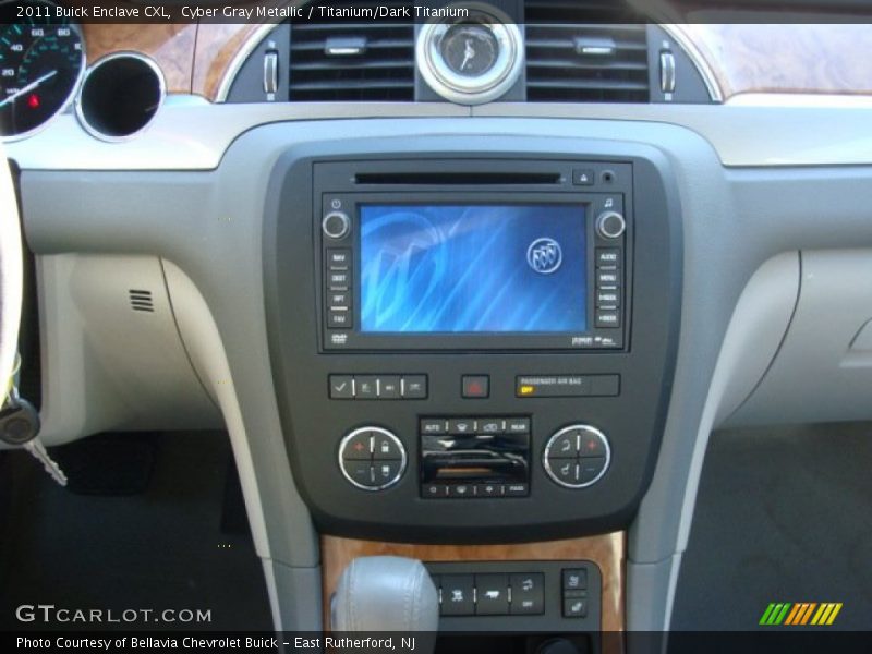 Cyber Gray Metallic / Titanium/Dark Titanium 2011 Buick Enclave CXL