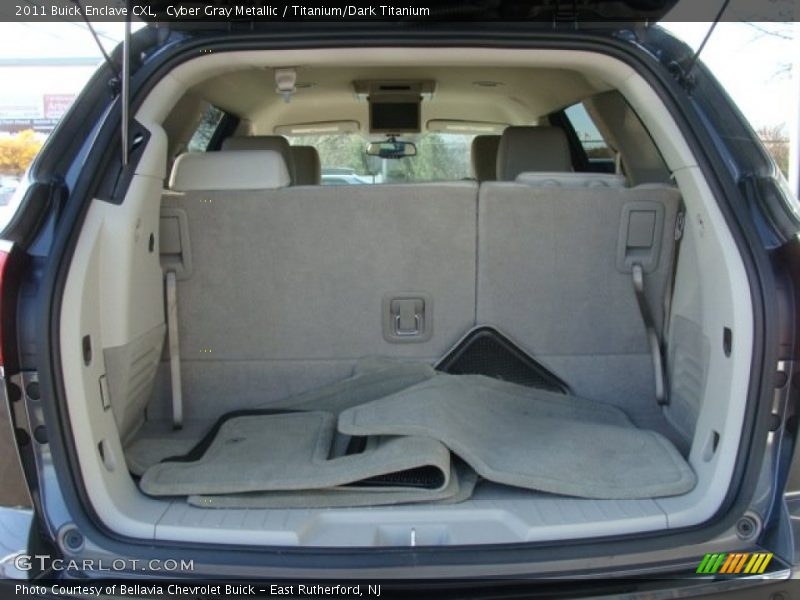 Cyber Gray Metallic / Titanium/Dark Titanium 2011 Buick Enclave CXL